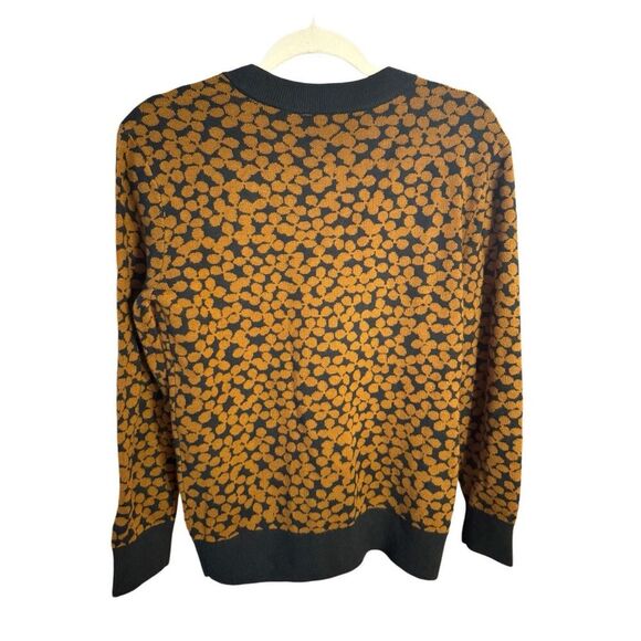 Daily Ritual Ultra-Soft Jacquard Crewneck Pullover Sweater Brown & Black - Picture 2 of 9